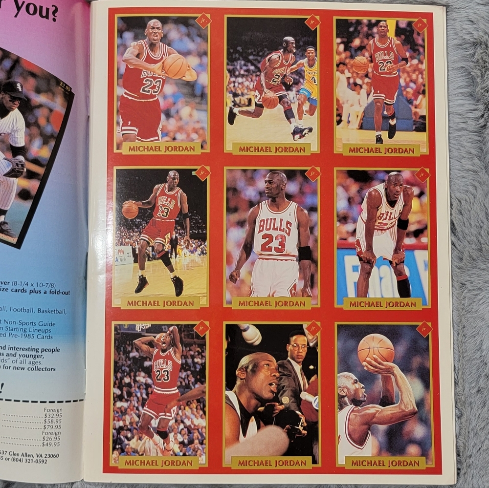 Vintage 1991 Tuff Stuff Jr. Michael Jordan Special Issue Magazine - Picture 2 of 8